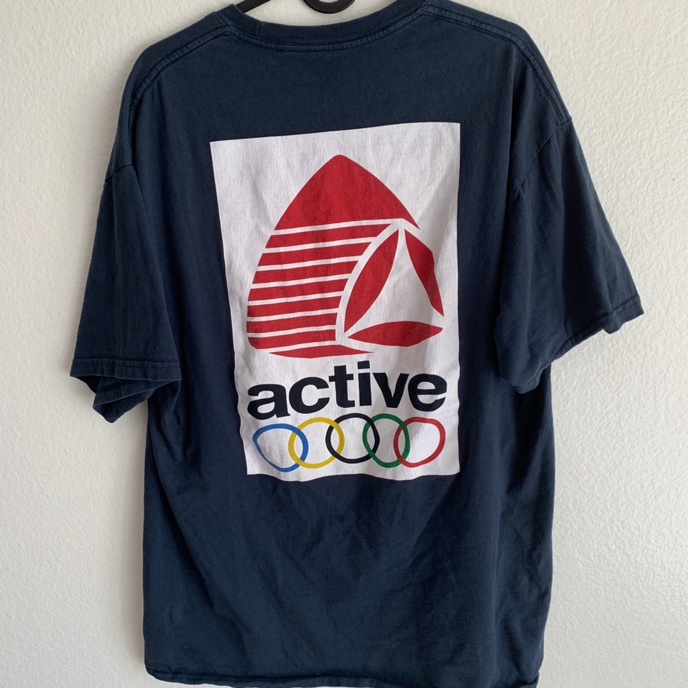 Active shortsleeved blue shirt 
Size L